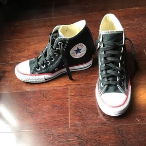 Converse All Star high-top hidden wedge sz 7